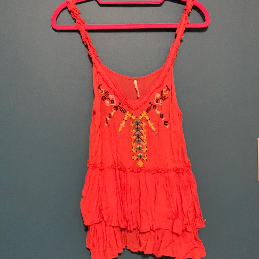 Free People Ruffle Top